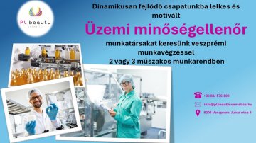 PL Beauty Cosmetics - Üzemi minőségellenőr