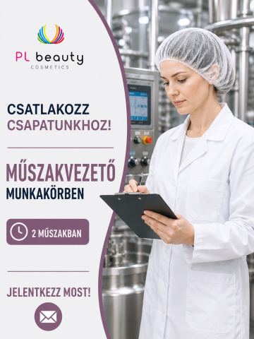 PL Beauty Cosmetics - Műszakvezető